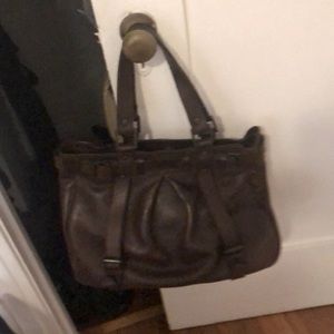Brown leather Mulberry handbag